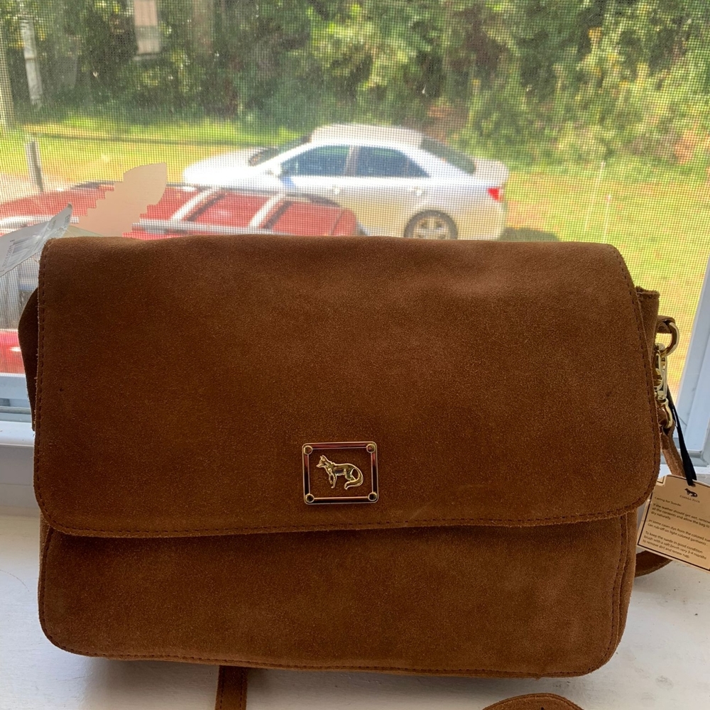 Emma Fox Suede handbag